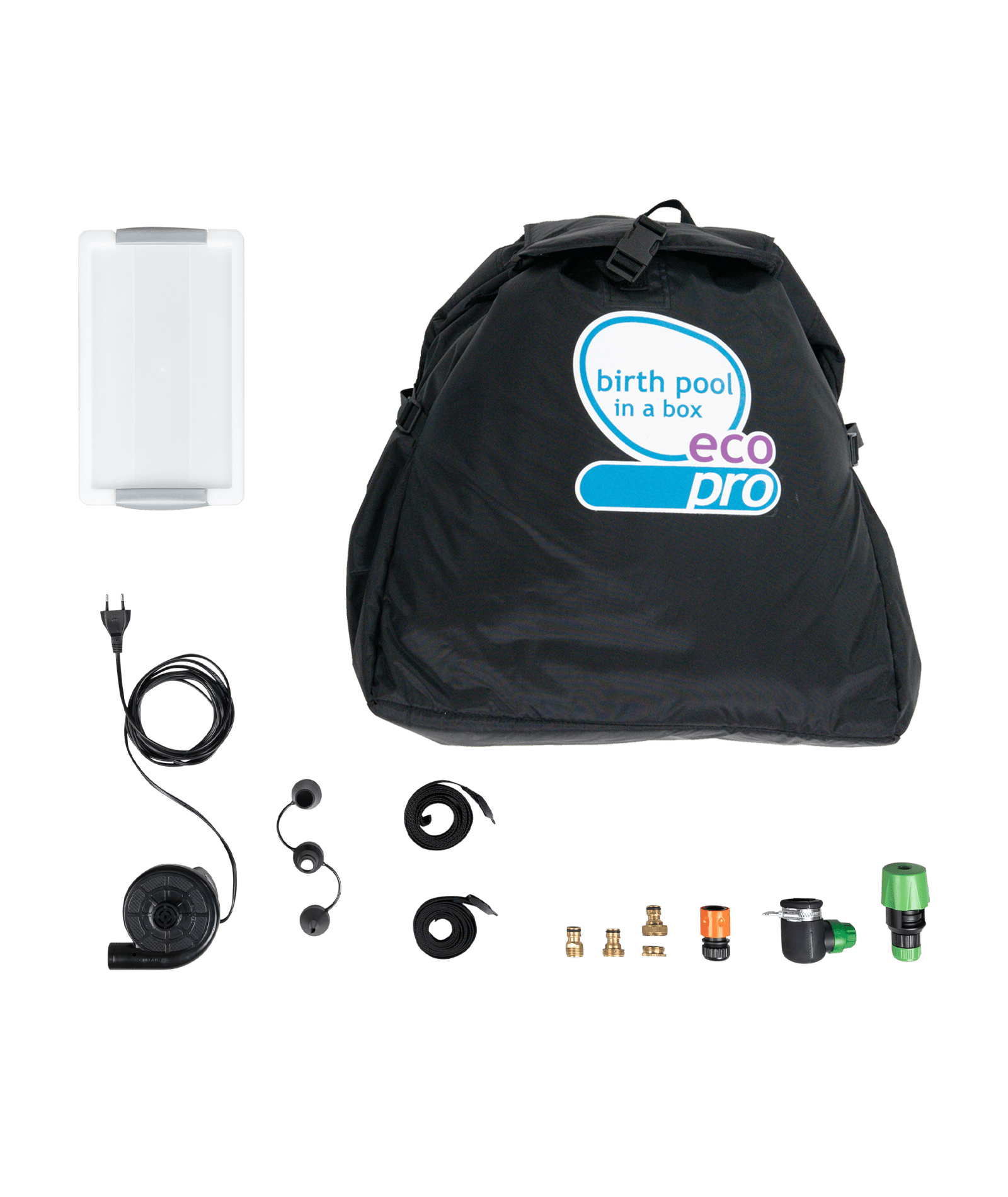 Birthpools Birth Pool in a Box Regular / 2 persons Sky Blue Starter Kit for professionals