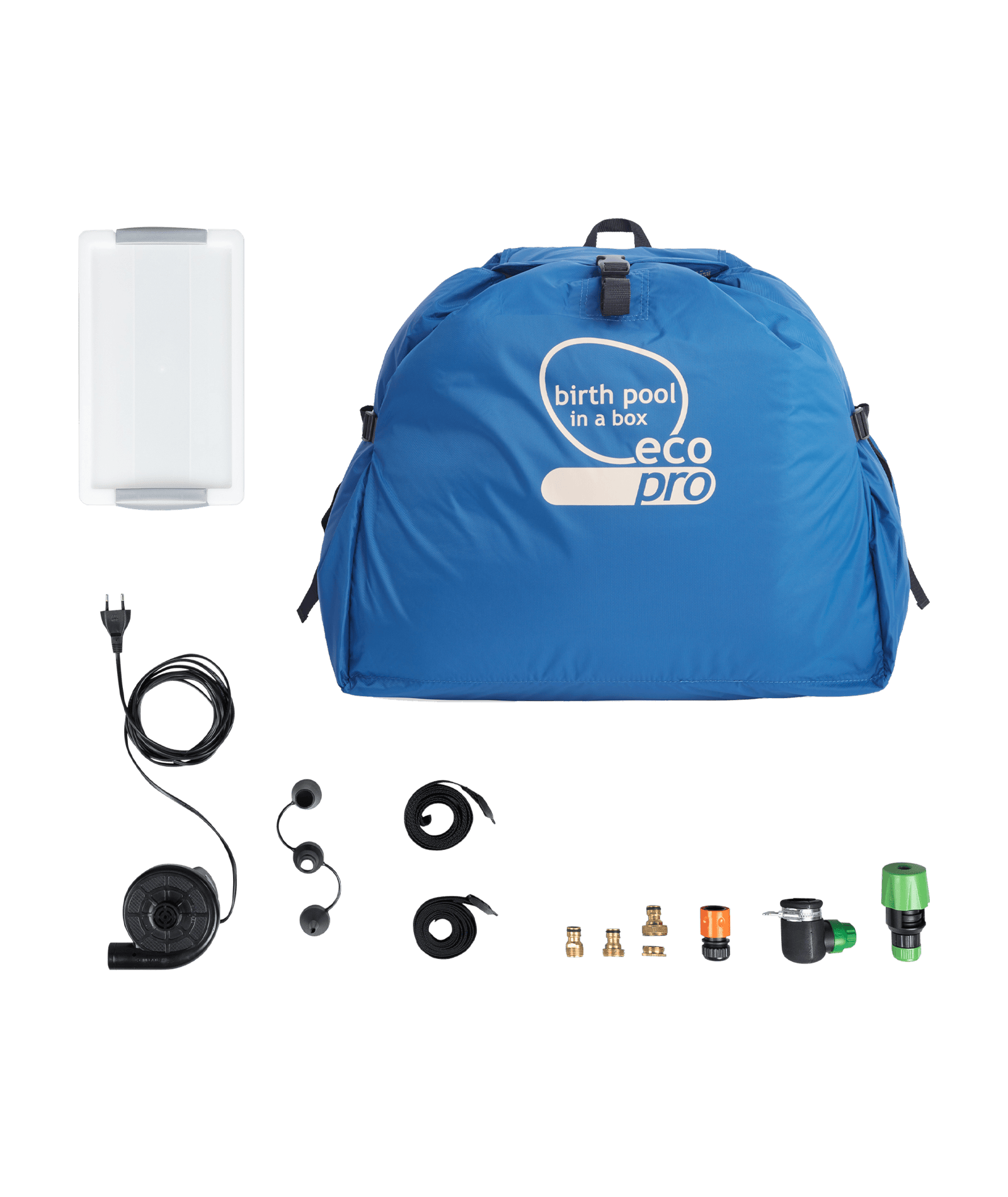 Birthpools Birth Pool in a Box Mini / 1 person White Starter Kit for professionals