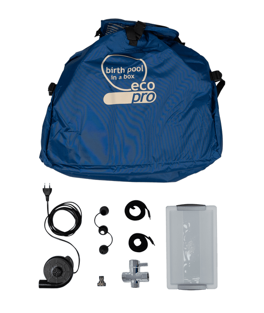 Birthpools Birth Pool in a Box Mini / 1 person Midnight Hospital Starter Kit