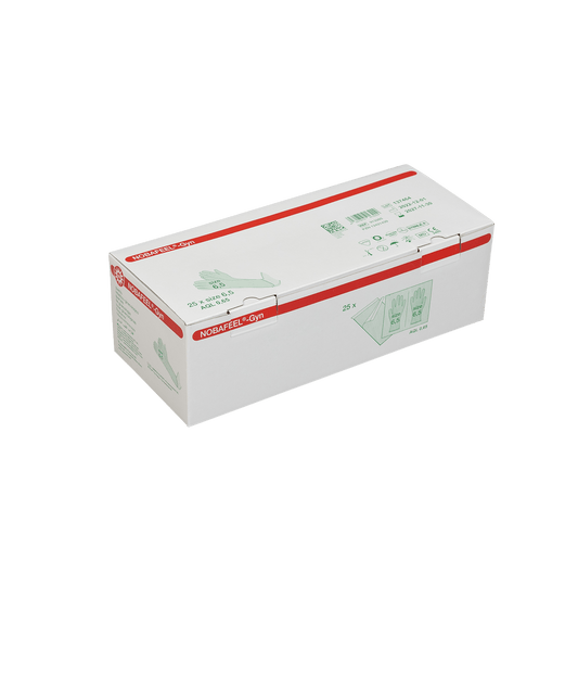 Nabofeel Box of 25 Gynaecological Gloves Small / 6.5