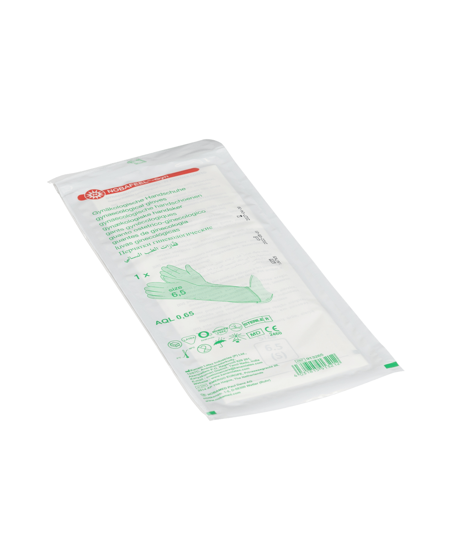 Nabofeel Box of 25 Gynaecological Gloves Medium / 7.5