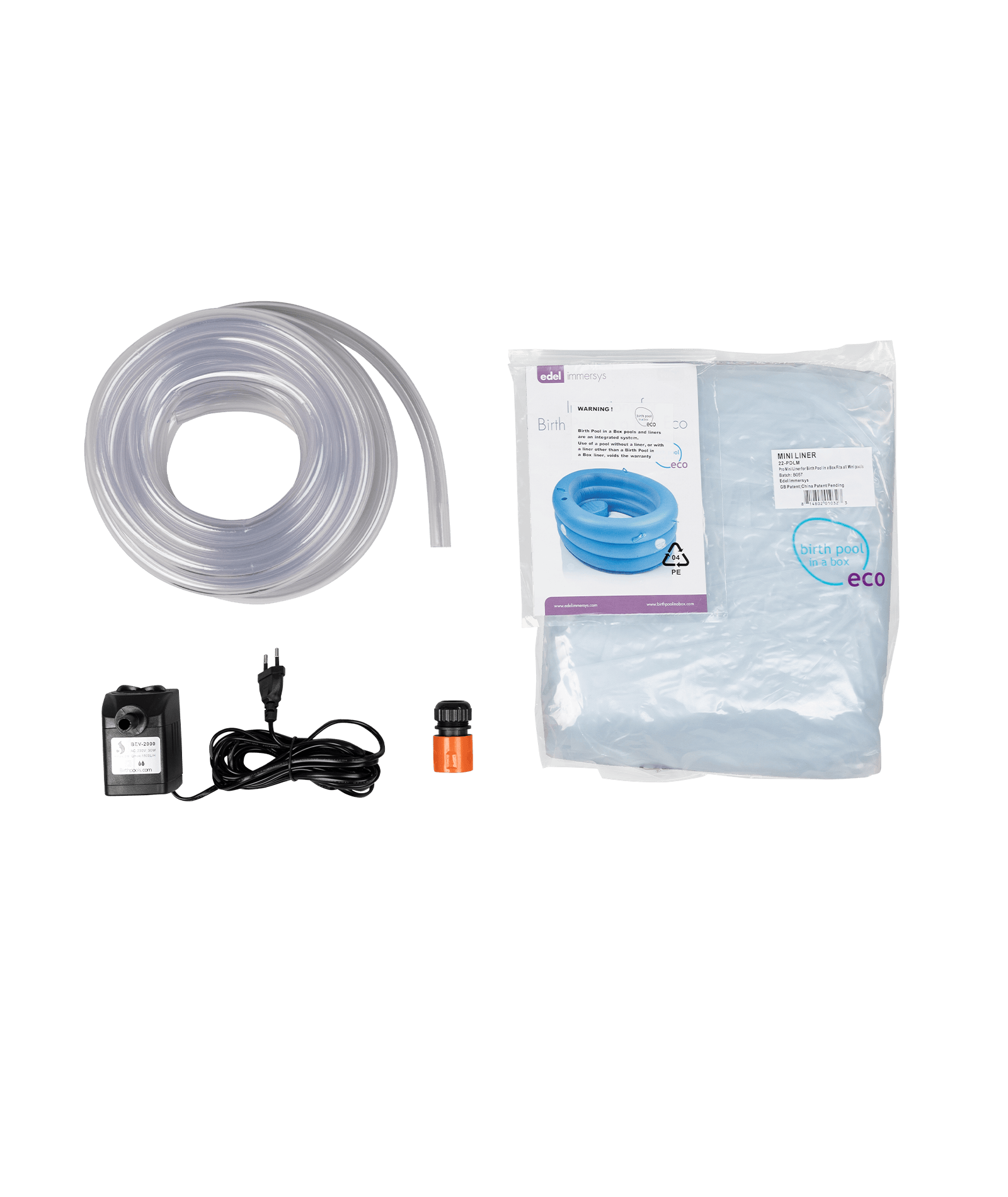 Birthpools Standard Water Birth Kit for Hospital Birth Mini / 1 person