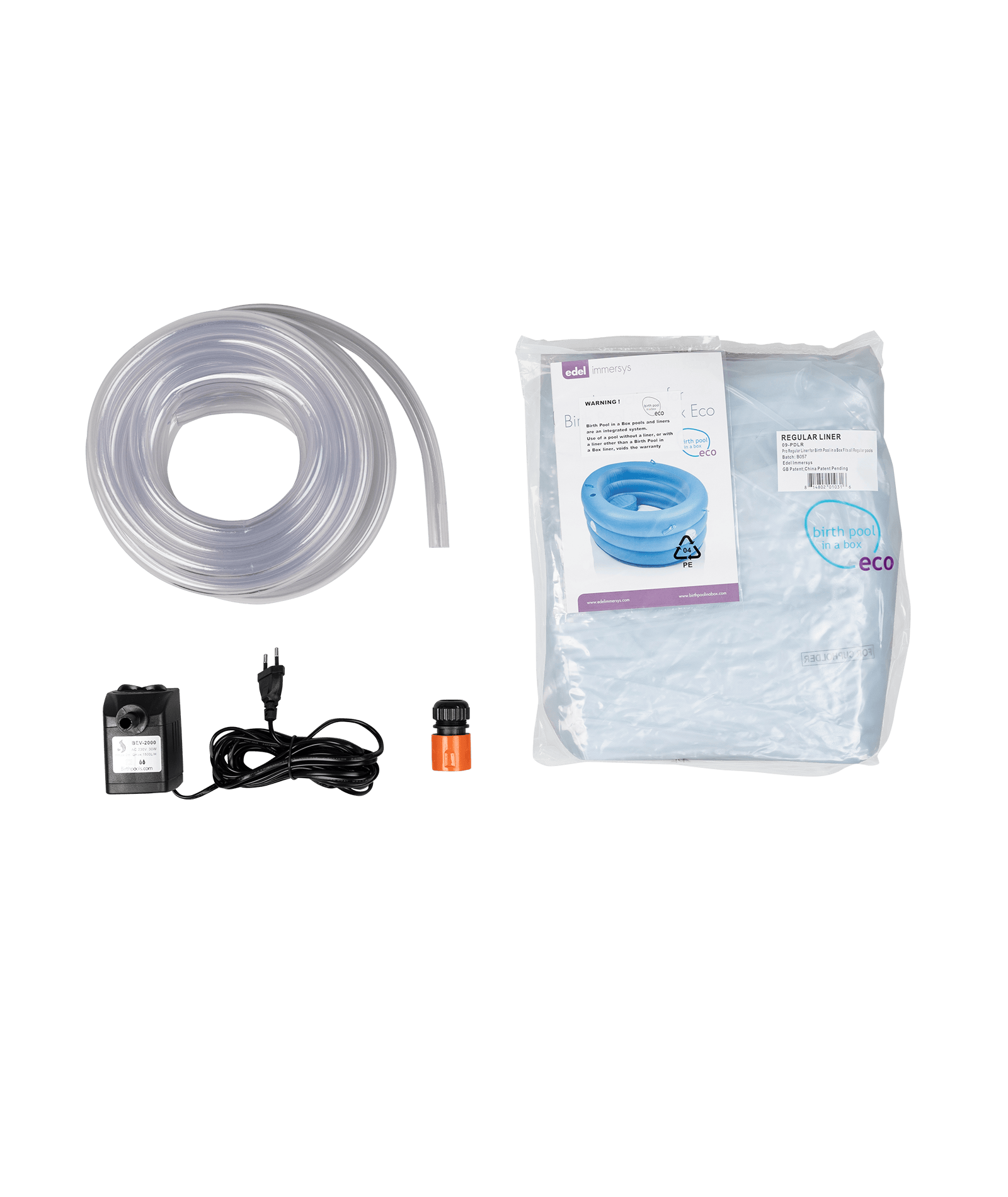 Birthpools Standard Water Birth Kit for Hospital Birth Regular / 2 persons