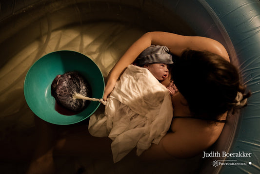 The first thing she said when she stepped into the birth pool: "Oh, this is nice!"