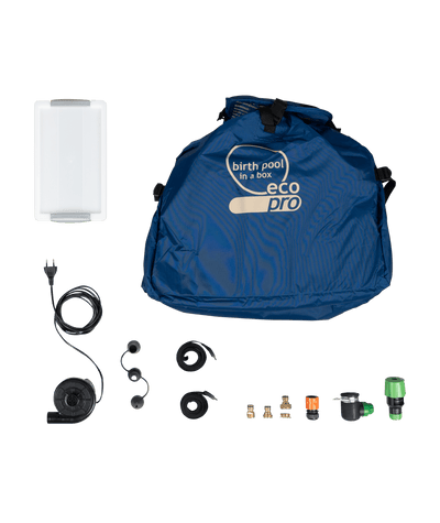 Starter Kit Blu Notte per Professionisti Birthpools Birth Pool in a Box Regular / 2 persone