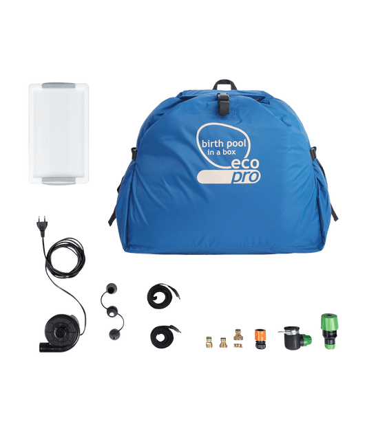 Birthpools Birth Pool in a Box Regular / 2 persons White Starter Kit for professionals