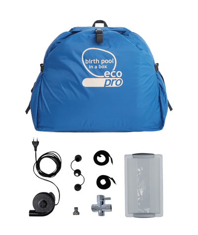 Kit di avviamento Bianco Hospital per 1 persona Birth Pool in a Box Mini Birthpools