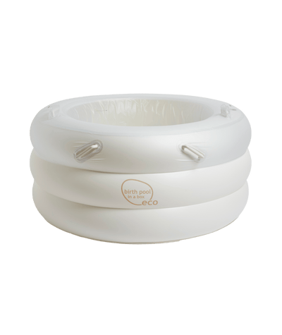Birth Pool in a Box Birth Pool in a Box Mini / 1 persona Bianco + Kit Premium per Parto in Acqua