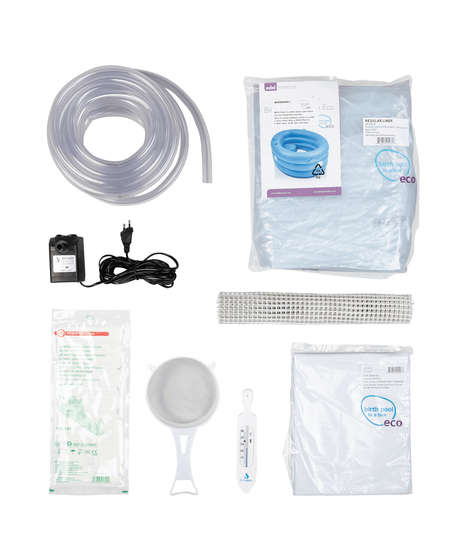 Birthpools Premium Water Birth Kit for Home Birth Regular / 2 persons