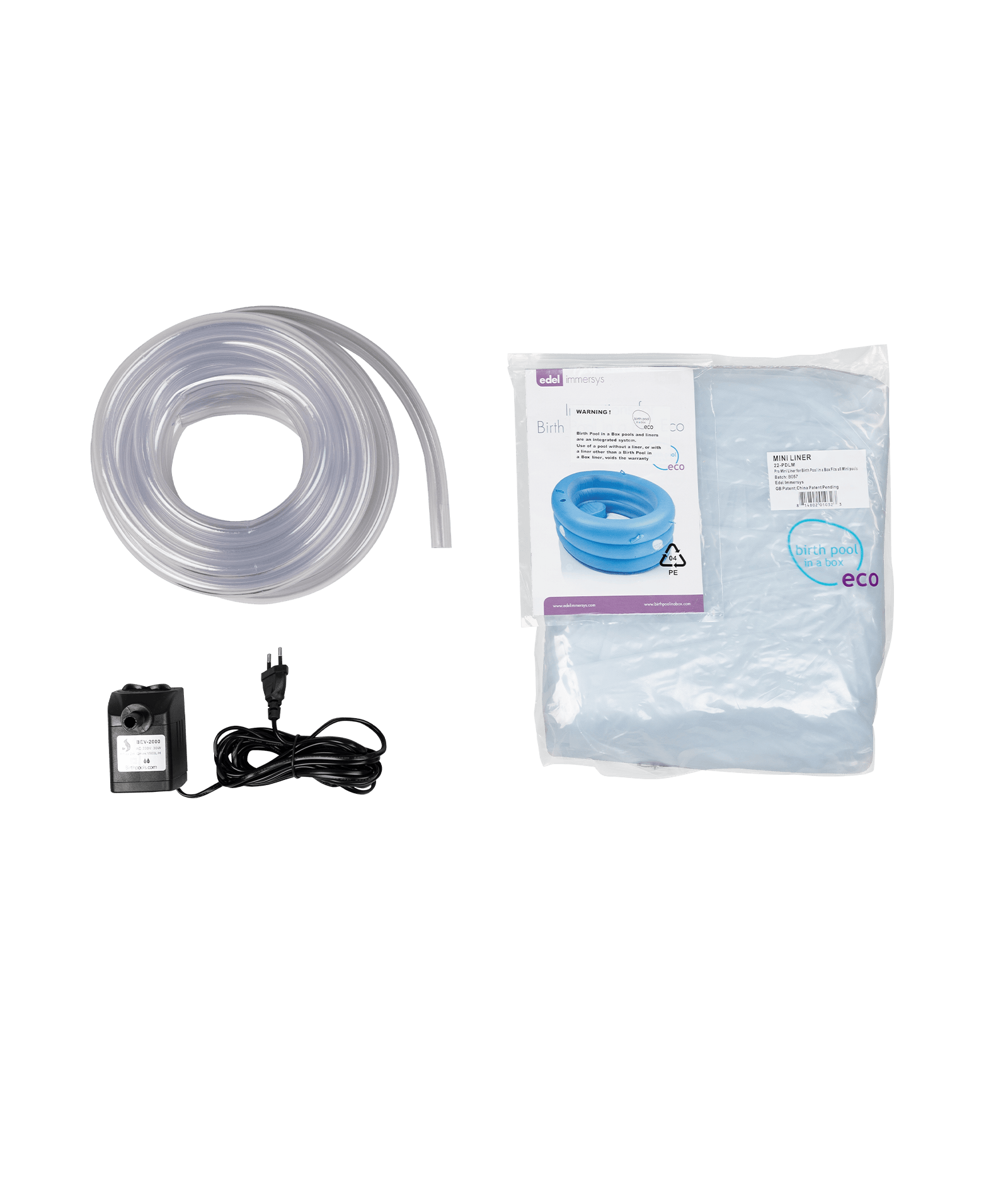 Birthpools Standard Water Birth Kit for Home Birth Mini / 1 person