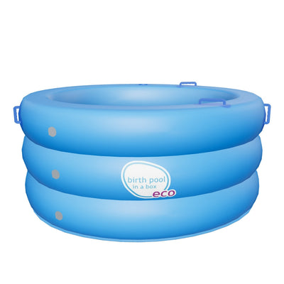 Birth Pool in a Box Mini / 1 persona Azul + Paquete Premium de bañera de parto