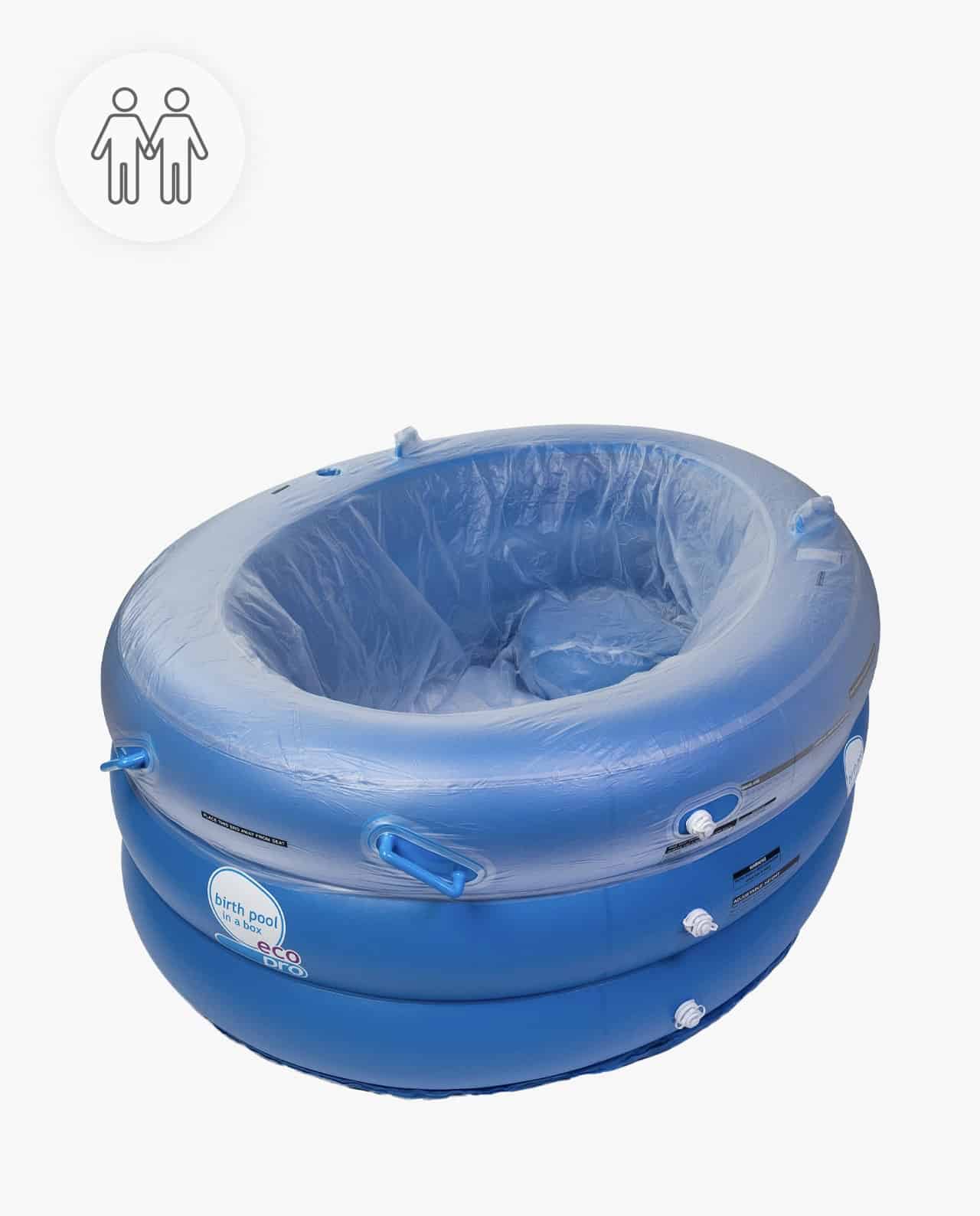 Miete: Birth Pool in a Box Normal / 2-pers. + Geburtspaket