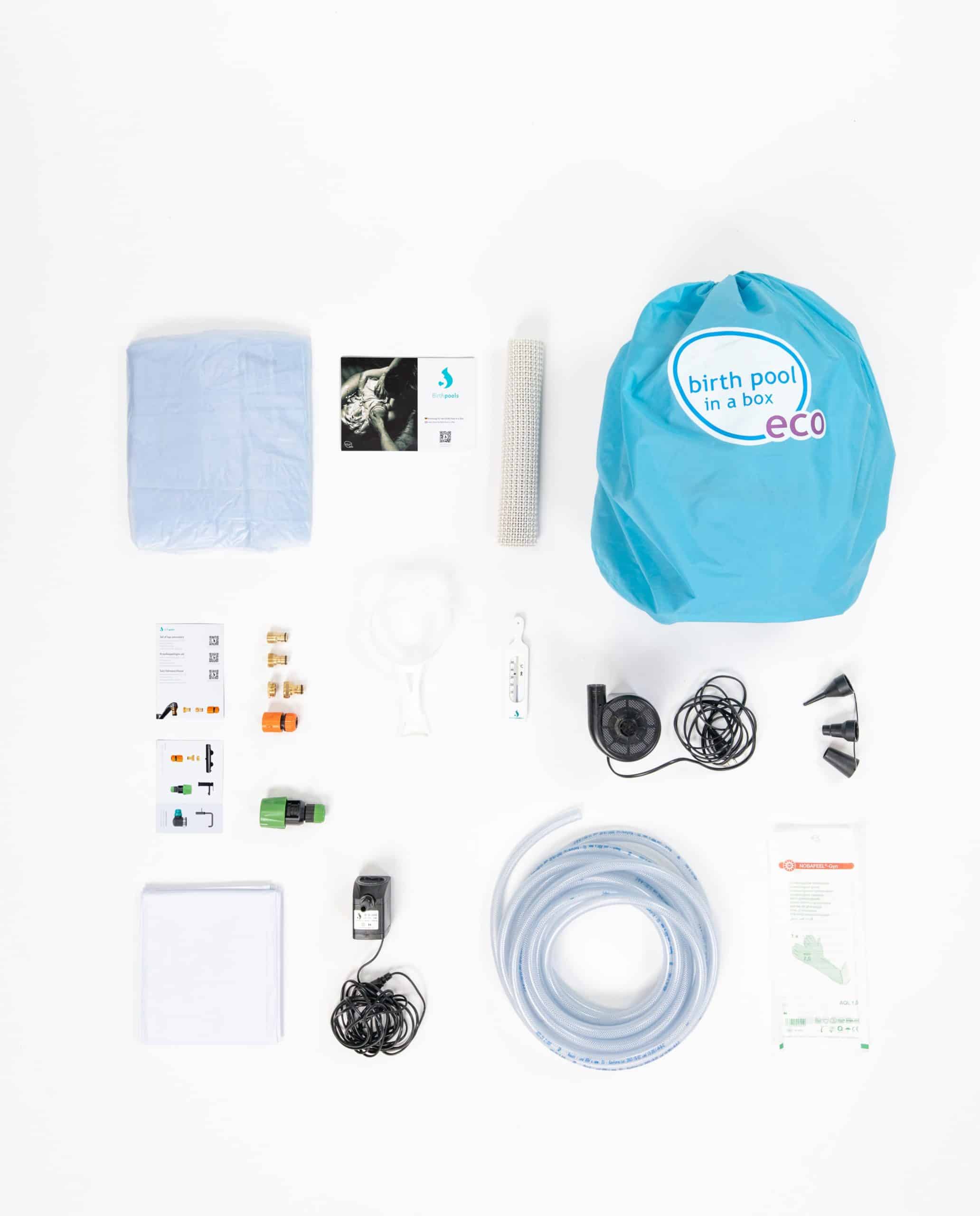 Birth Pool in a Box Regular / 2-pers. + Water Birth Kit - Birthpools